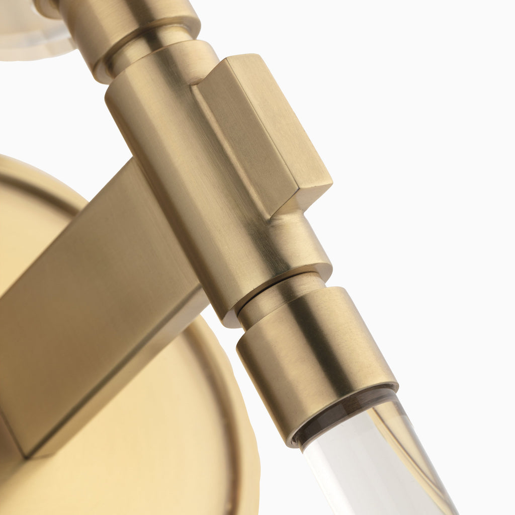 Colette Wall Sconce in Aged Brass