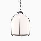 Rosa Rounded Pendant in Old Bronze