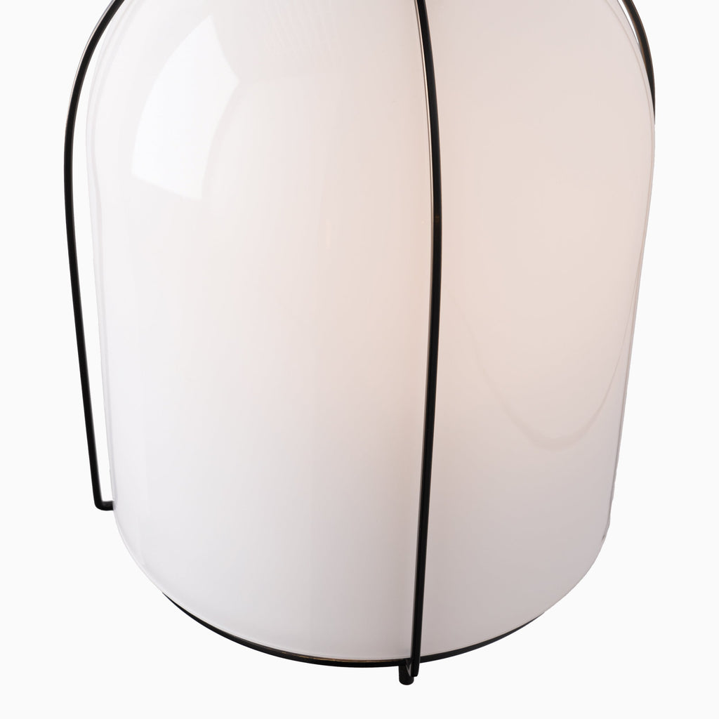 Rosa Rounded Pendant in Old Bronze