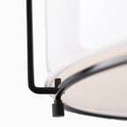 Rosa Rounded Pendant in Old Bronze