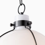 Rosa Rounded Pendant in Old Bronze