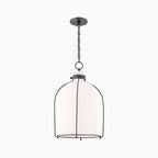 Rosa Rounded Pendant in Old Bronze