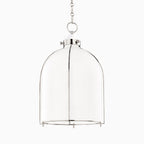 Rosa Rounded Pendant in Polished Nickel