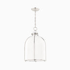 Rosa Rounded Pendant in Polished Nickel
