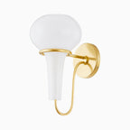 Wilma Wall Sconce in Aged Brass