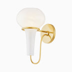 Wilma Wall Sconce in Aged Brass