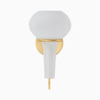 Wilma Wall Sconce in Aged Brass