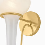 Wilma Wall Sconce in Aged Brass