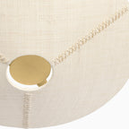 Clementine Semi-Flush in Gold Leaf