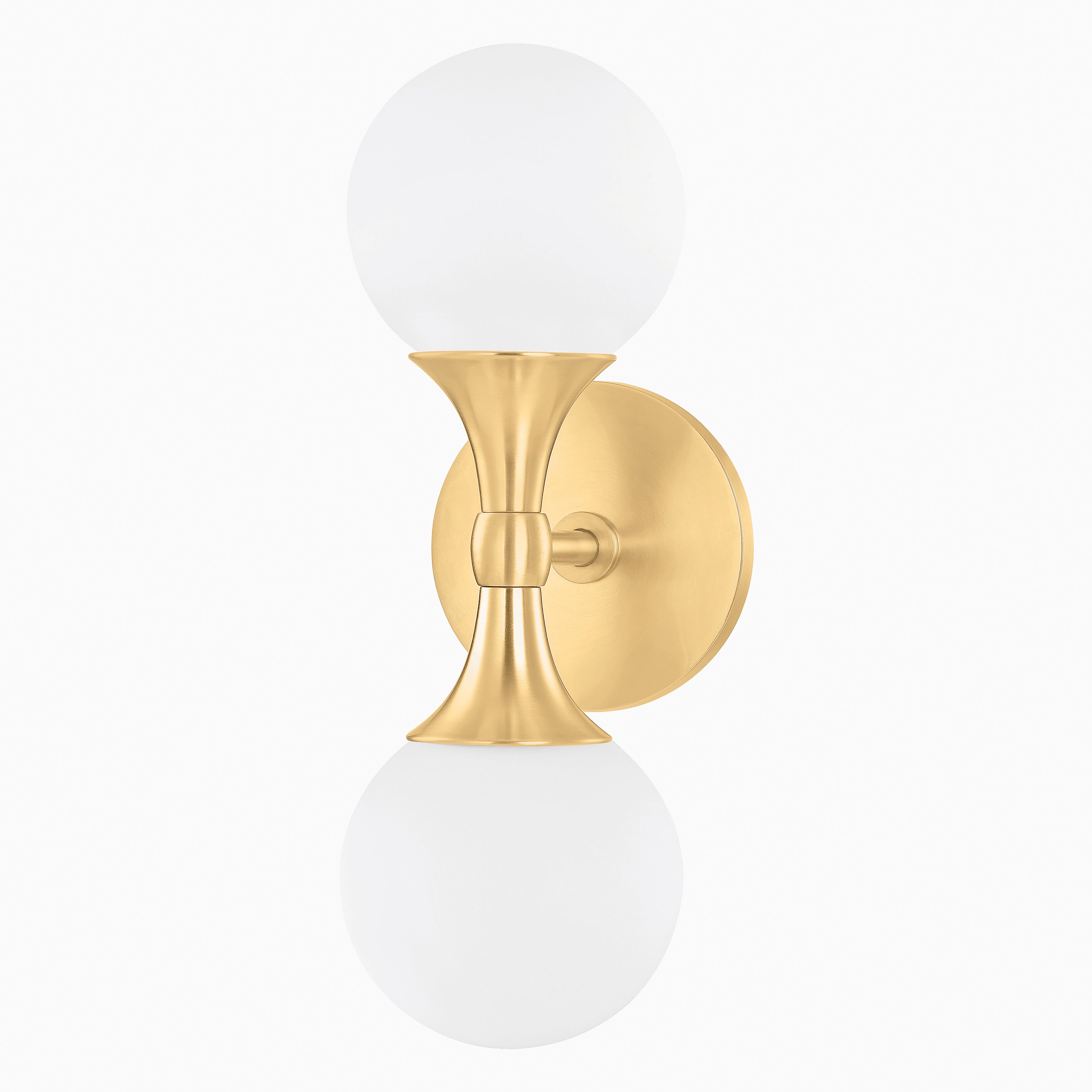 Nicholson Wall Sconce in Aged Brass