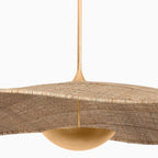 Shalya Pendant in Vintage Gold Leaf