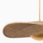 Shalya Pendant in Vintage Gold Leaf