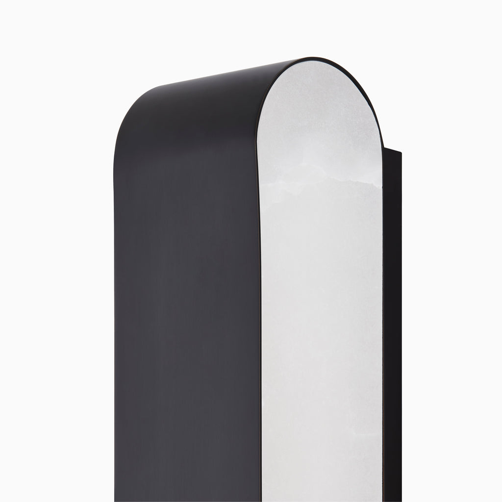 Alara Wall Sconce In Black Brass