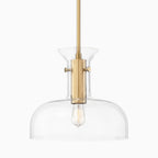 Otis Pendant In Aged Brass