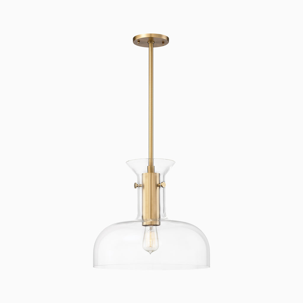 Otis Pendant In Aged Brass