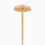 Cillian Pendant In Gold Leaf/White