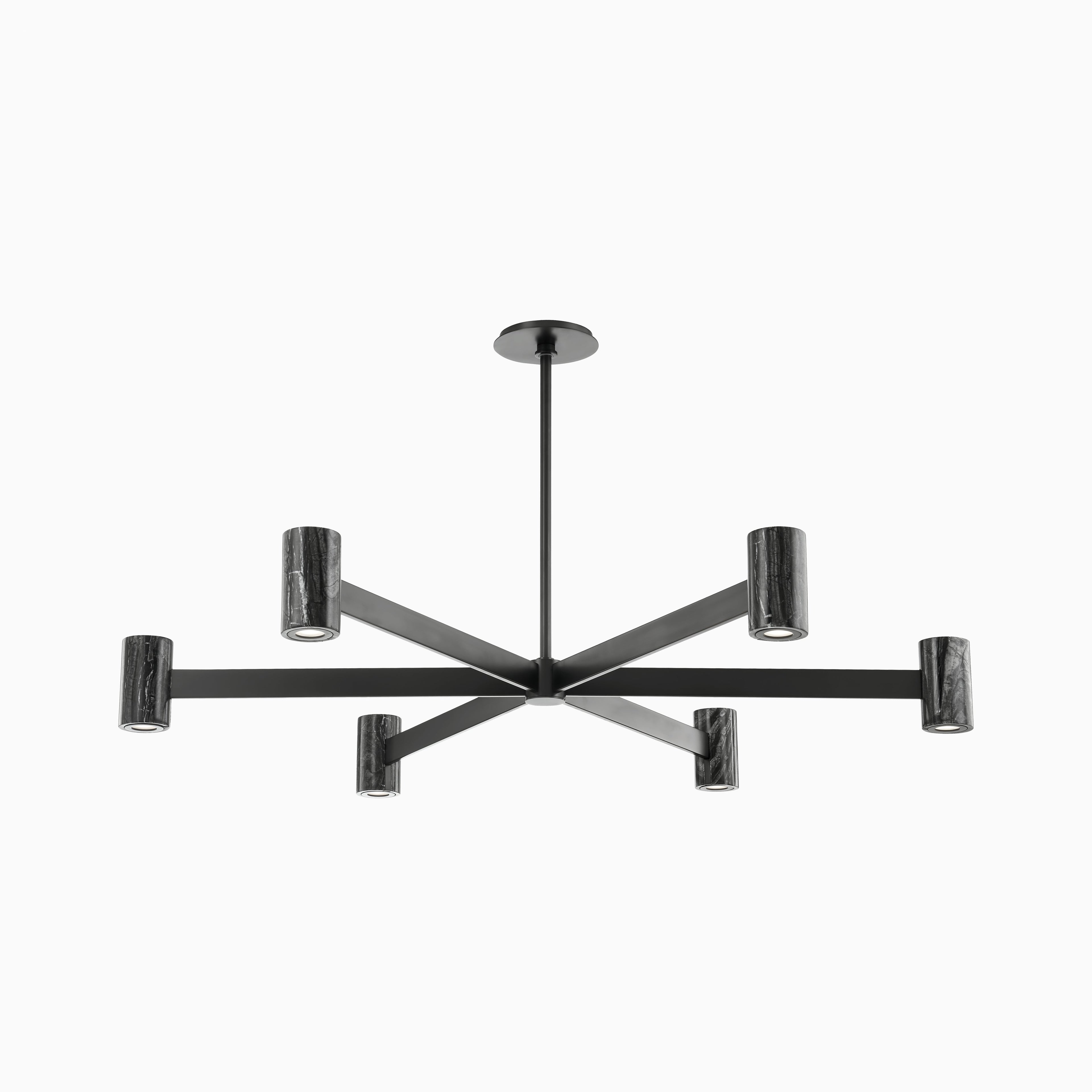 Frances Chandelier In Black Brass