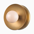 Rue Bath And Vanity Light In Aged Brass