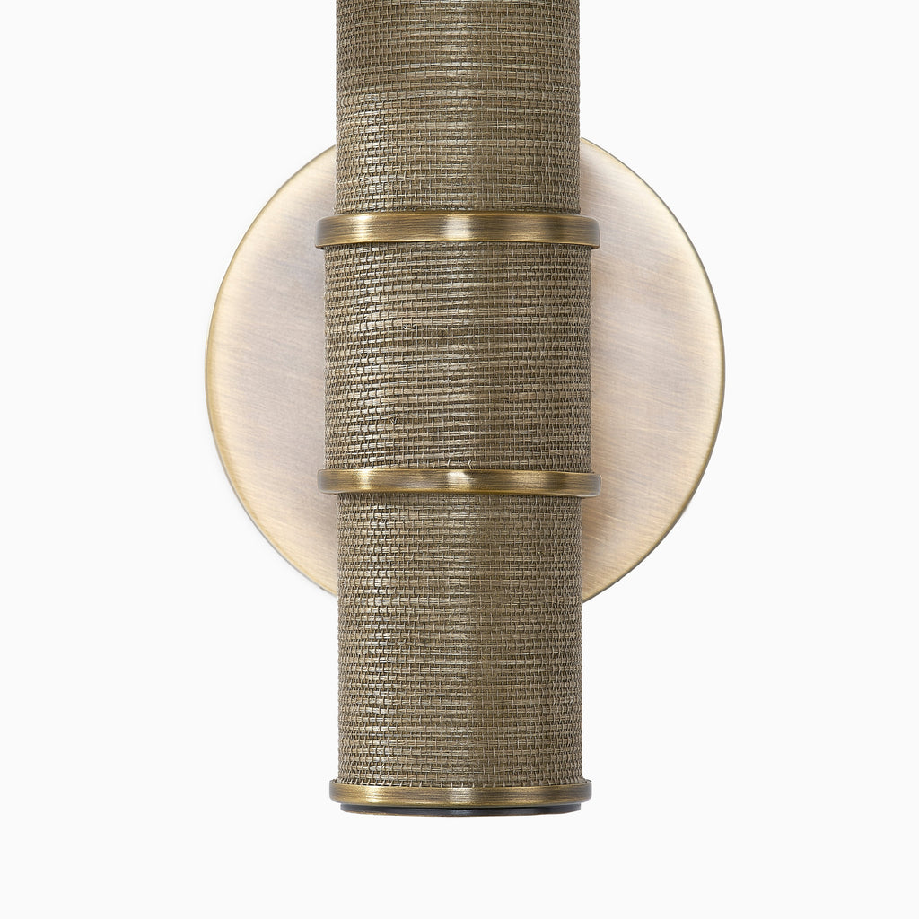 Raya Wall Sconce In Patina Brass