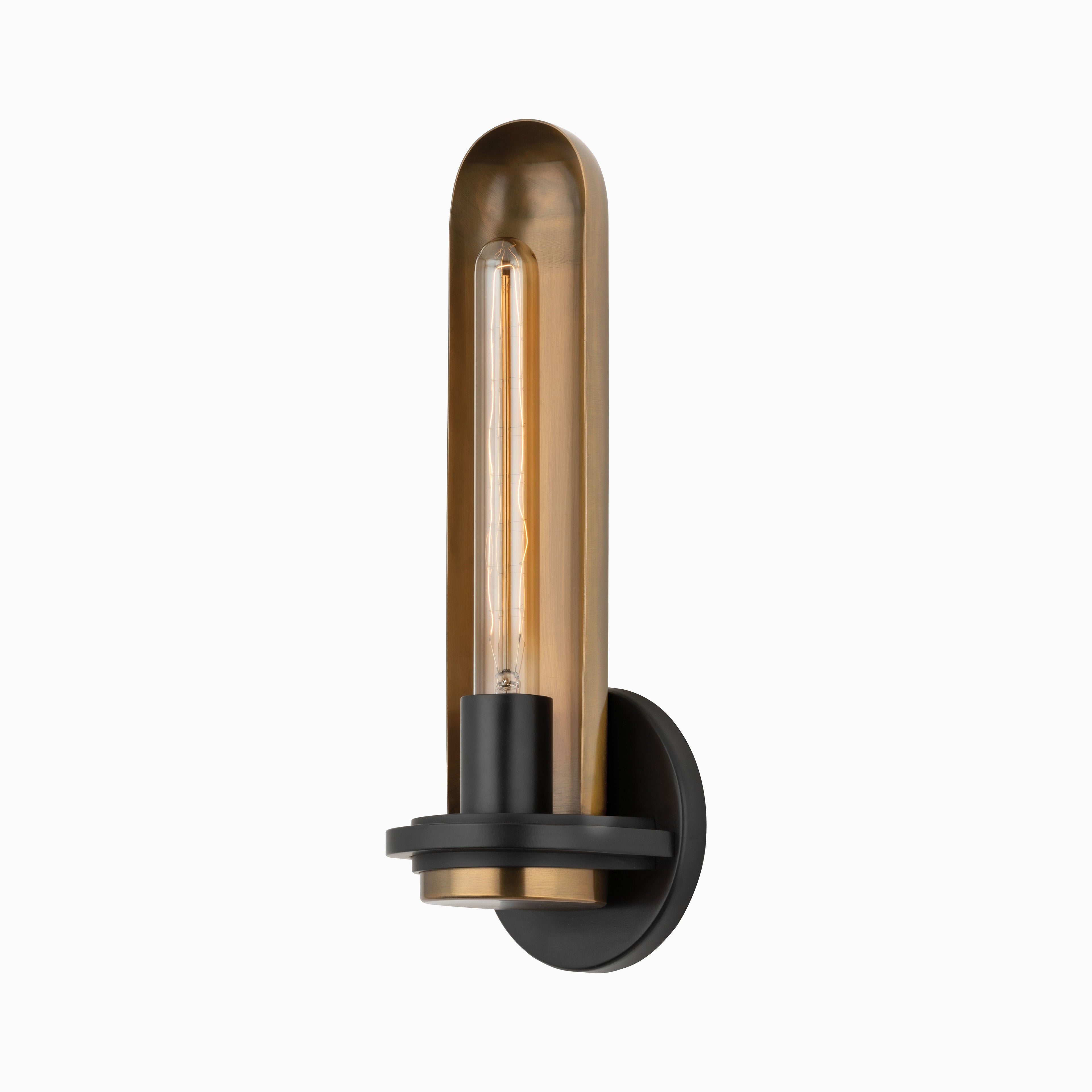 Currie Wall Sconce In Patina Brass