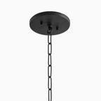 Ameena Lantern In Textured Black