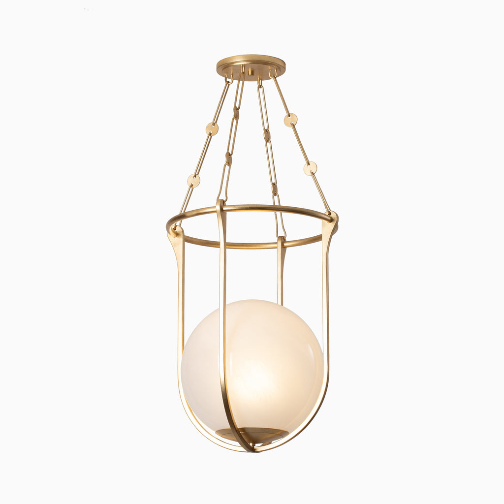 Kylie Lantern In Vintage Gold Leaf