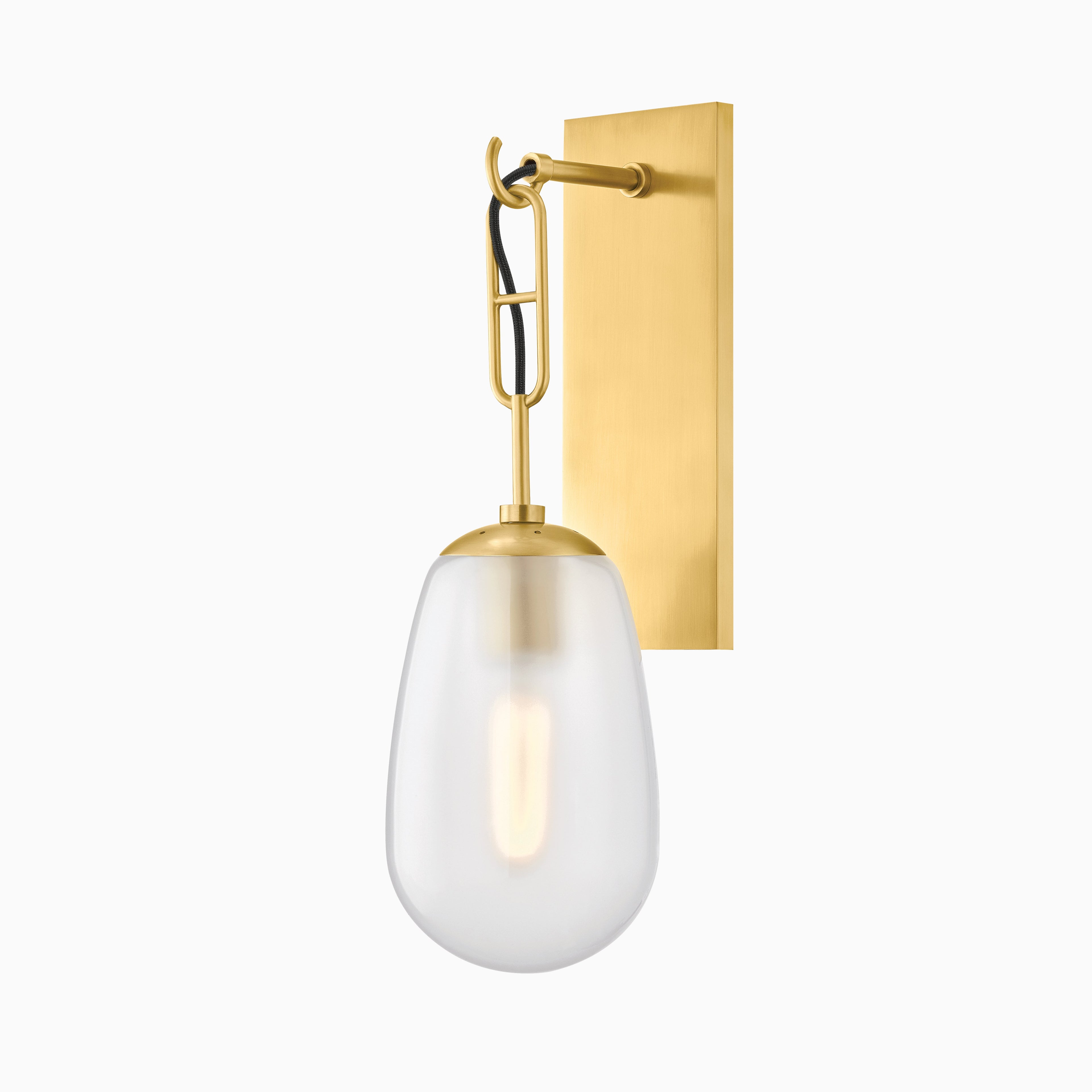 Runa Wall Sconce In Aged Brass