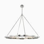 Clement Chandelier In Polished Nickel