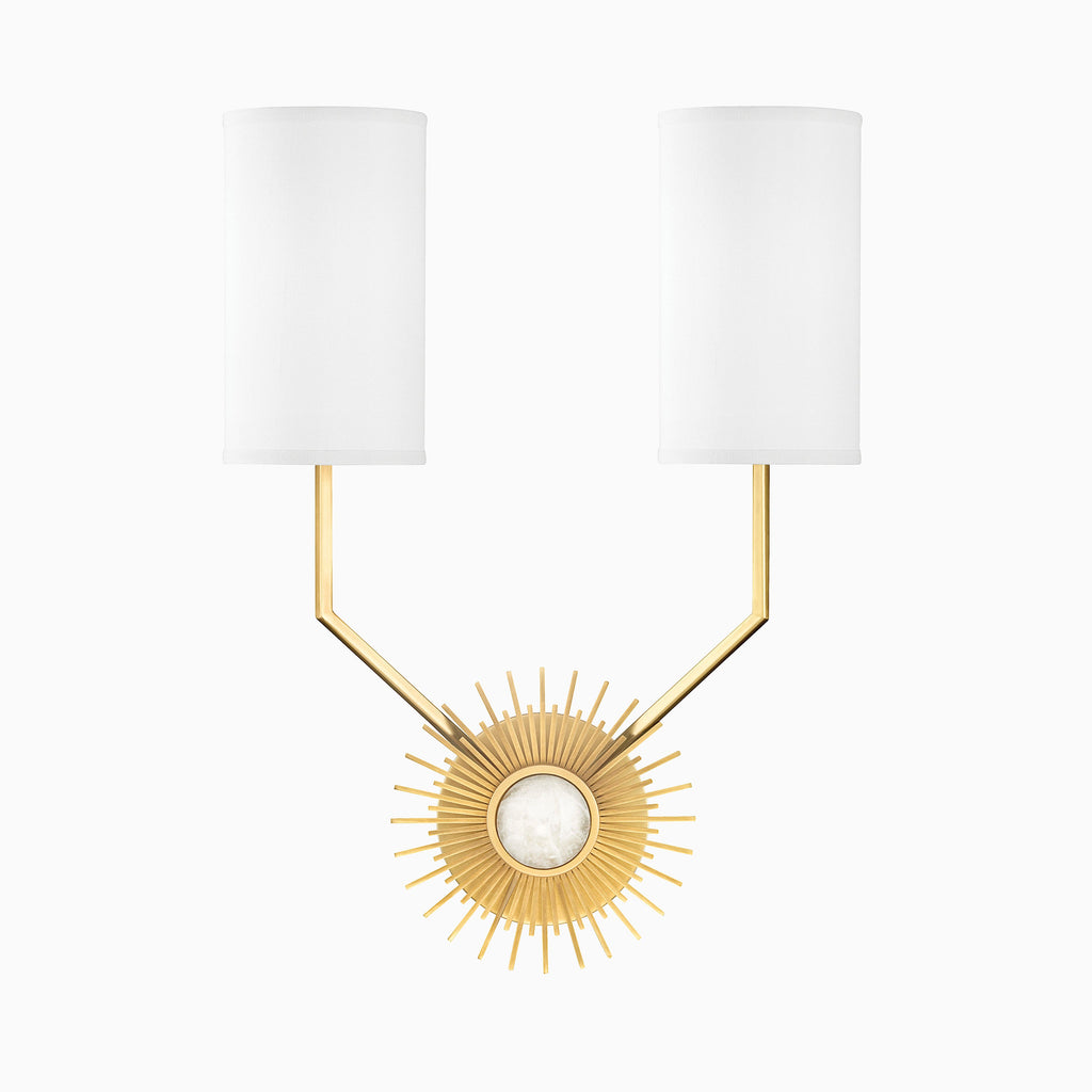 Elio Wall Sconce In Aged Brass