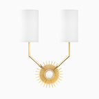 Elio Wall Sconce In Aged Brass