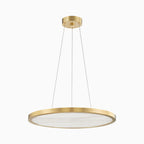 Kennie 24 Chandelier in Aged Brass