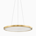 Kennie 24 Chandelier in Aged Brass