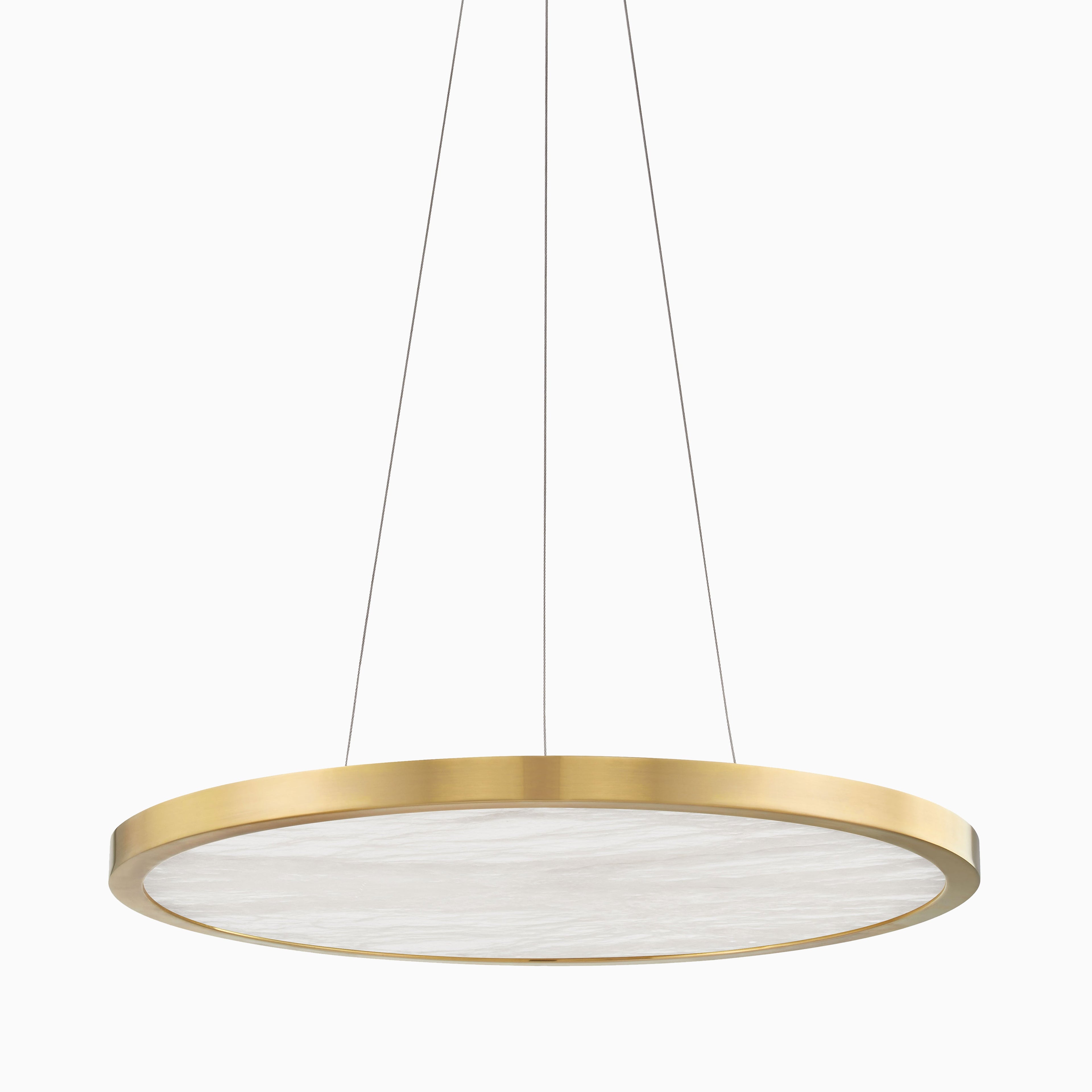 Kennie 24 Chandelier in Aged Brass