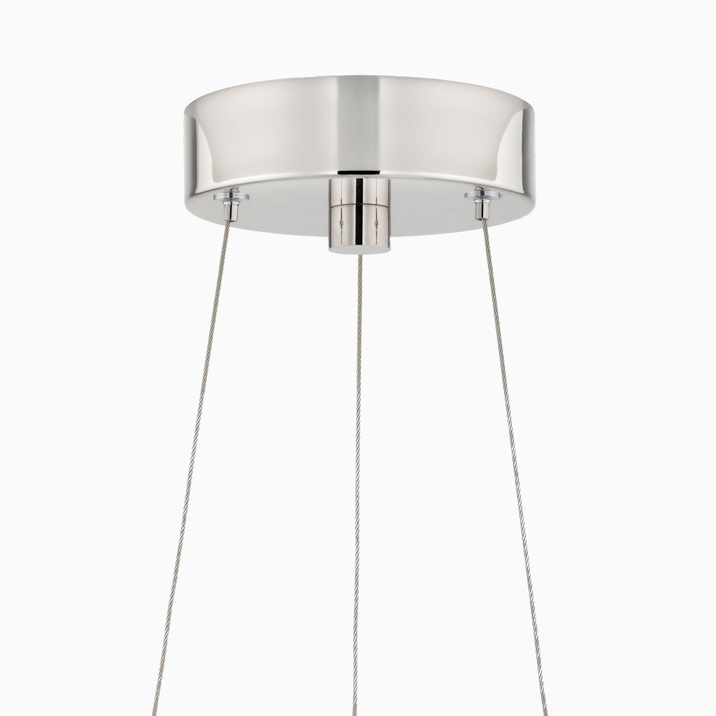 Kennie 24 Chandelier in Polished Nickel