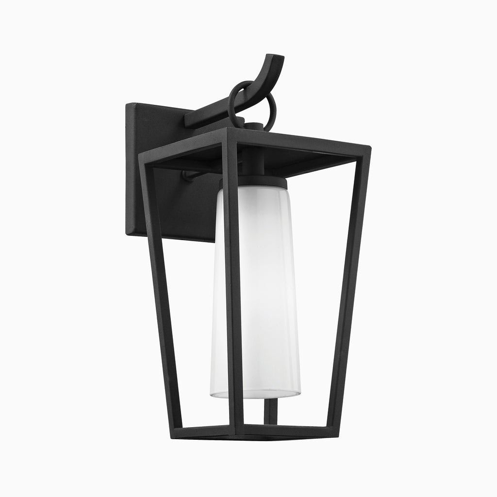 Wilder Exterior Wall Sconce In Textured Black