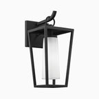 Wilder Exterior Wall Sconce In Textured Black