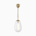 Runa Lantern In Aged Brass