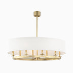 Reece Linear Lighting In Aged Brass