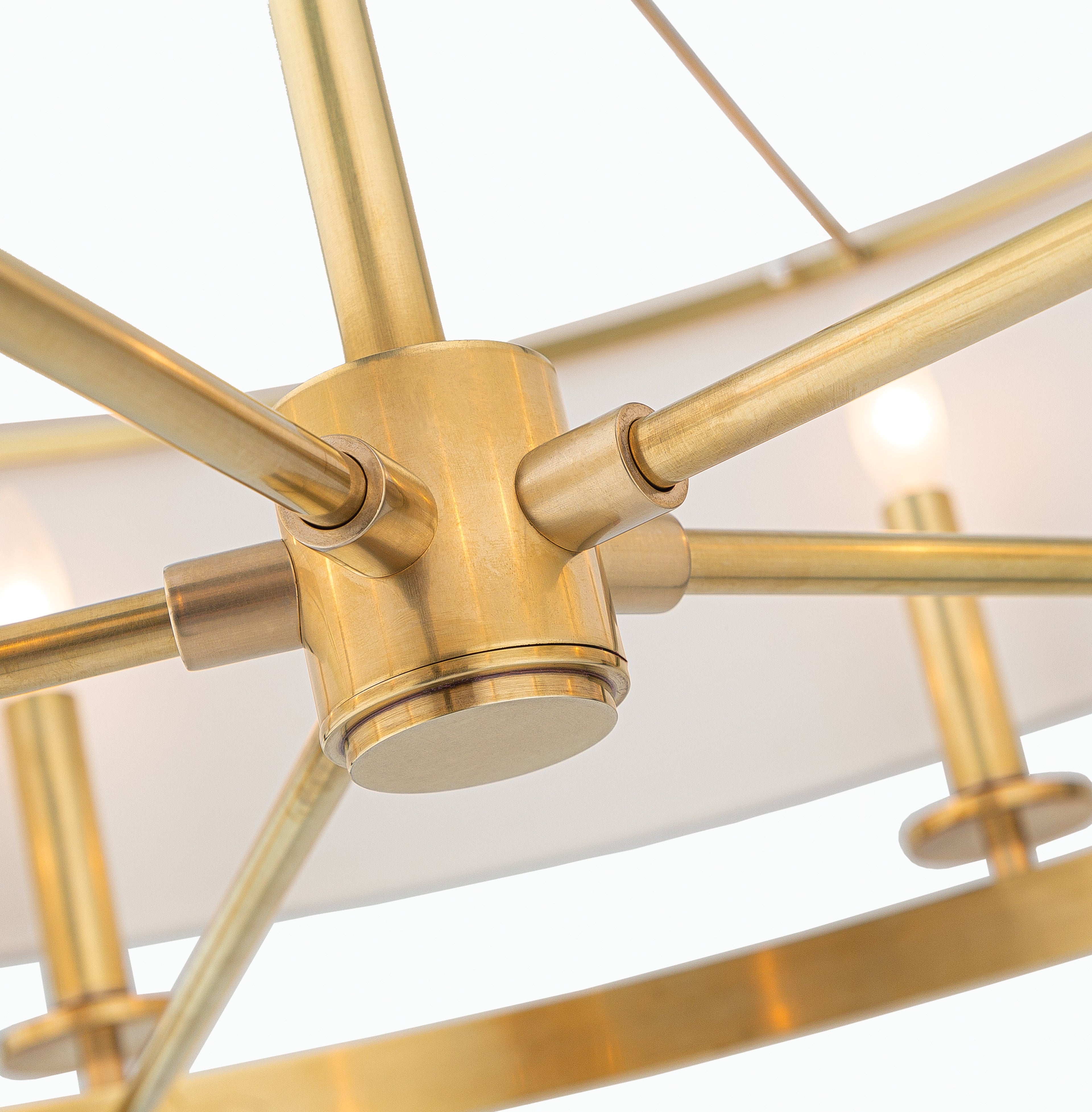 Reece Linear Lighting In Aged Brass