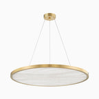 Kennie 36 Chandelier in Aged Brass