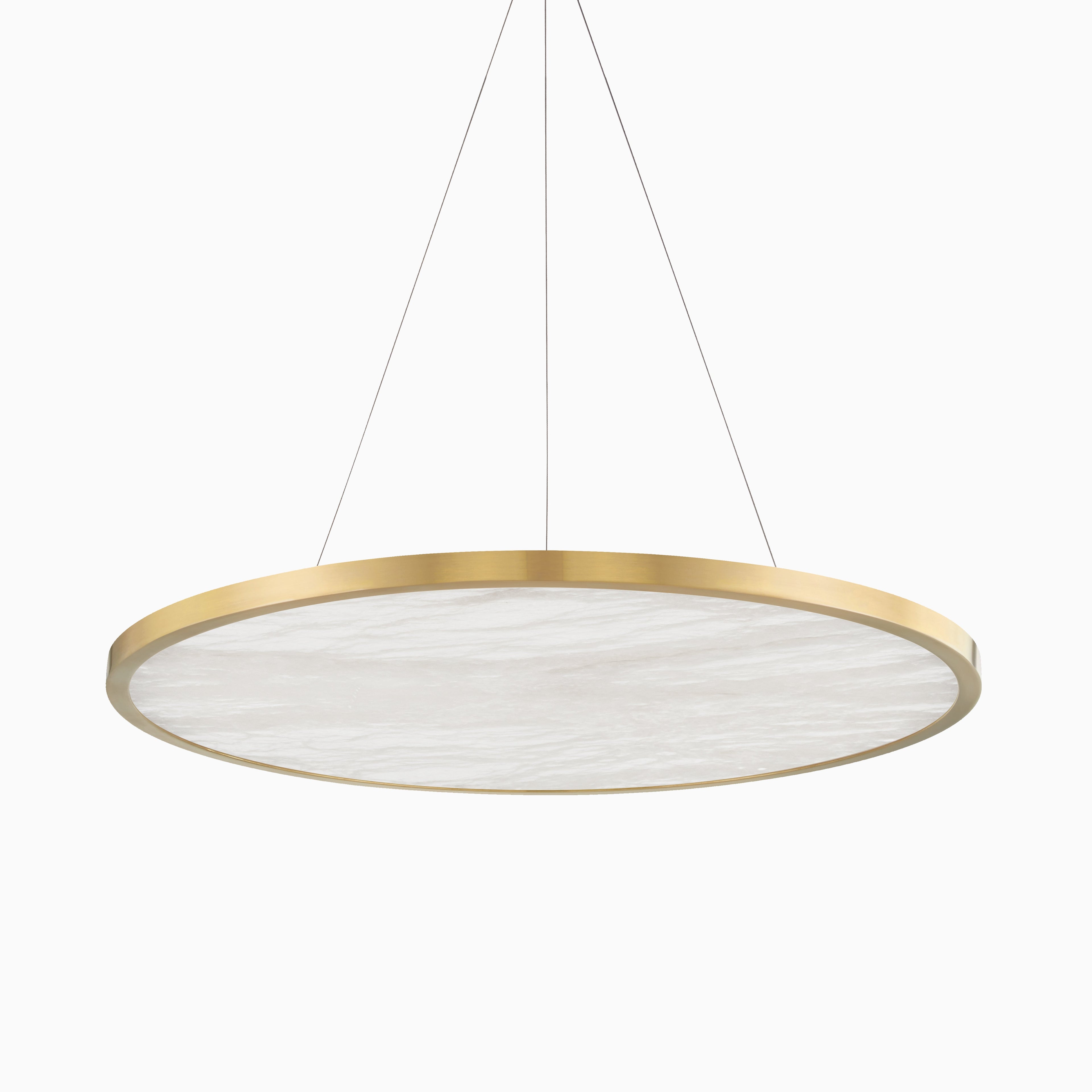 Kennie 36 Chandelier in Aged Brass