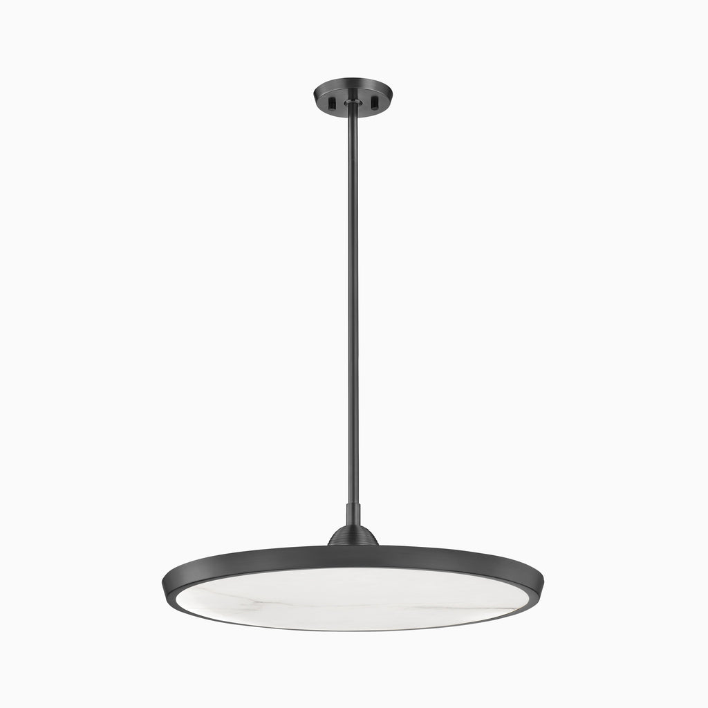 Hurley 20.25 Pendant in Old Bronze