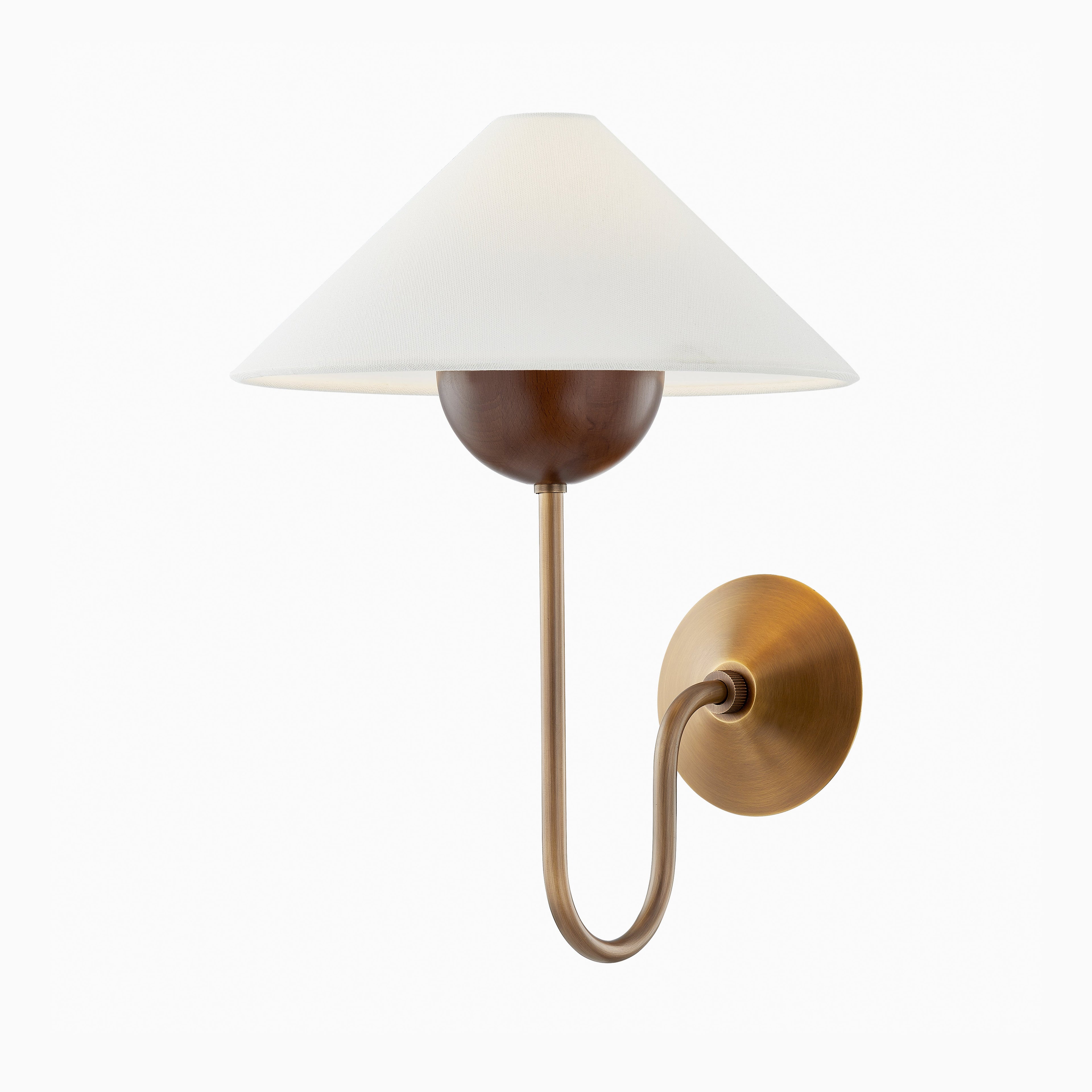 Leilani Wall Sconce in Patina Brass