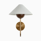 Leilani Wall Sconce in Patina Brass