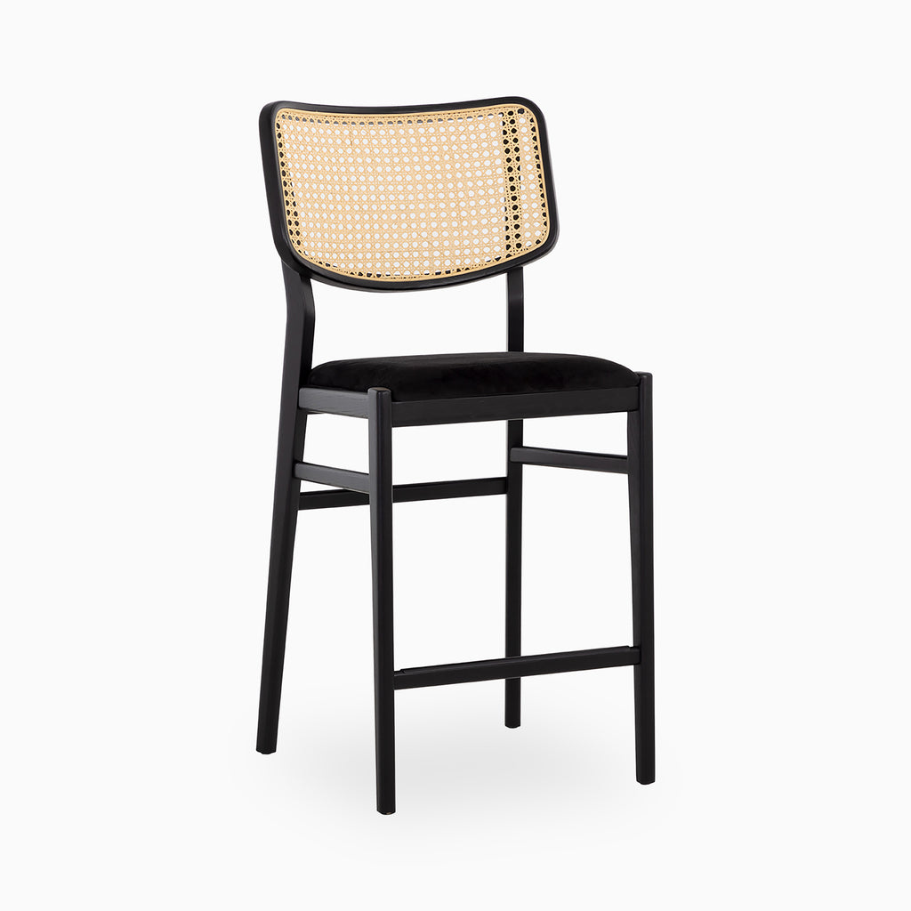 Vivian Counter Stool in Black