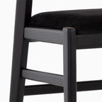 Vivian Counter Stool in Black