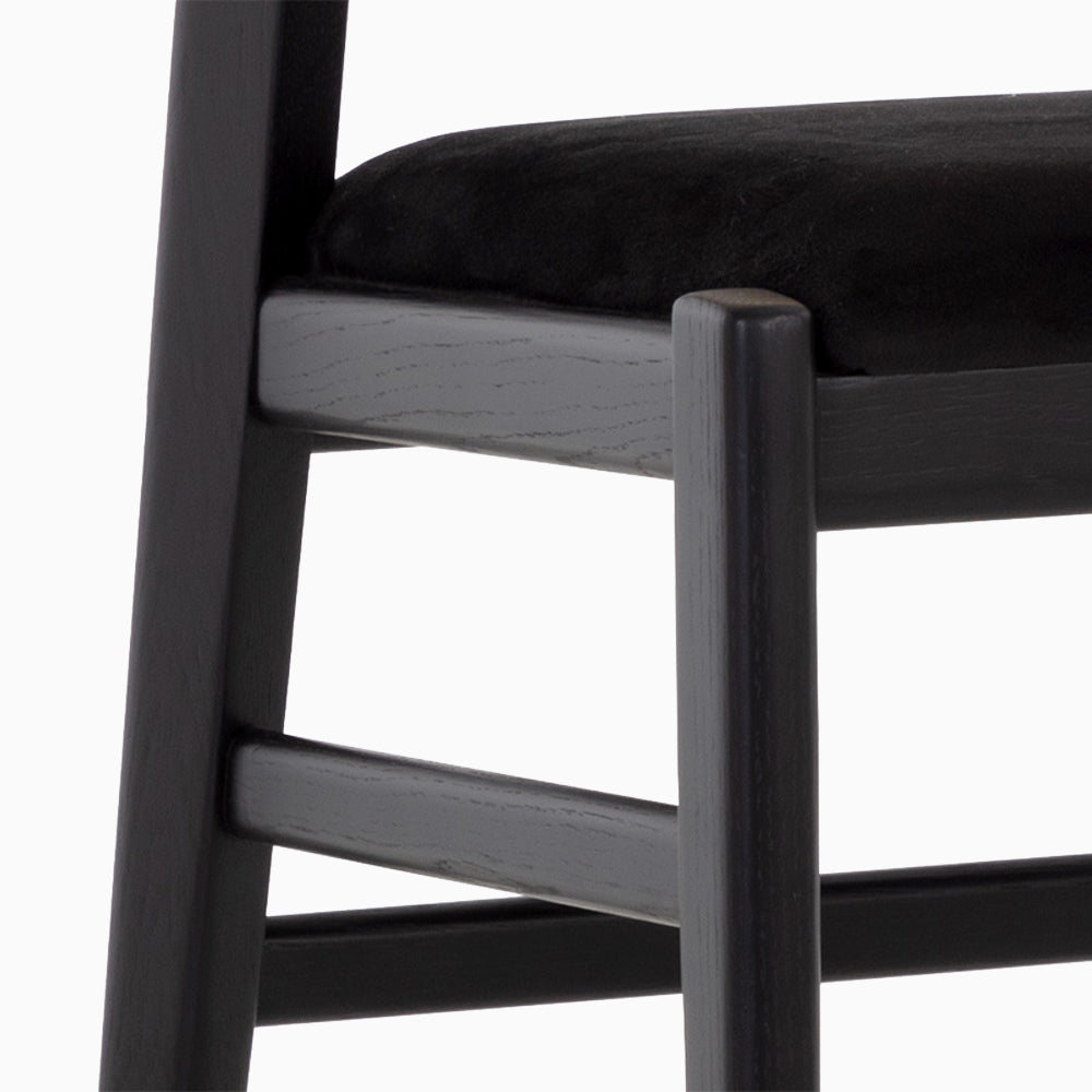 Vivian Counter Stool in Black
