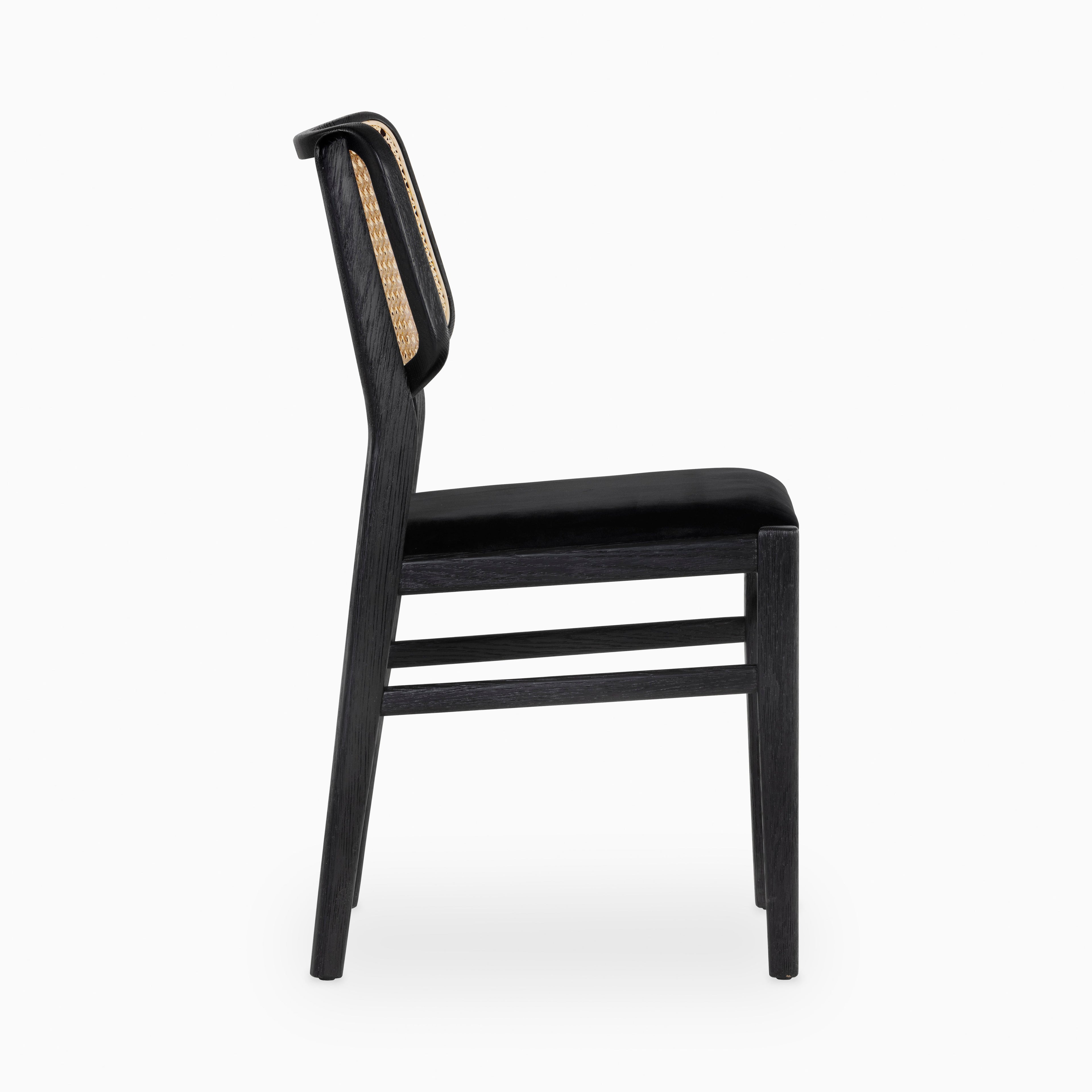 Vivian Dining Chair in Black