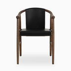 Foster Dining Chair in Onyx Leather