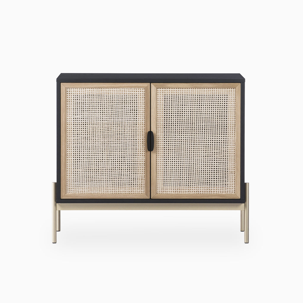 Small Aria Sideboard in Black and Gold